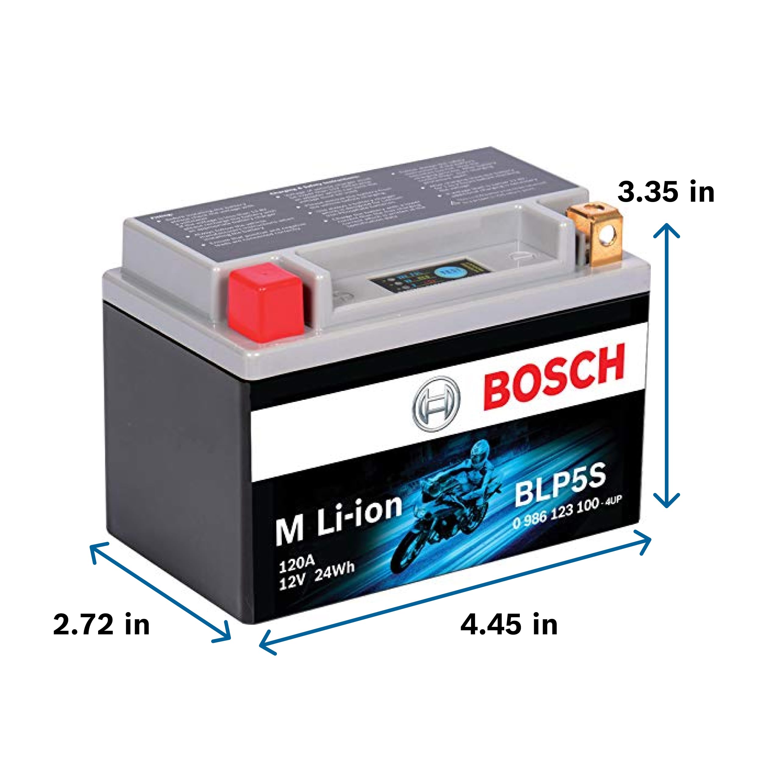 Amazon.com: BOSCH BLP5S - Group 5-12V Lithium Battery - Powersport